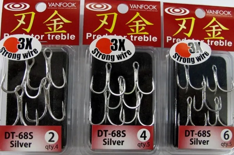 Ancore triple VANFOOK TREBLE DT - 68S