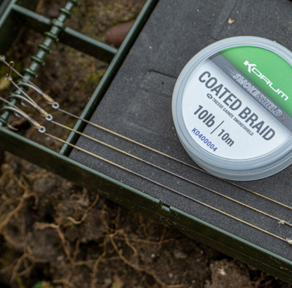 Плетено влакно за повод KORUM Smokeshield Coated Braid - 10m