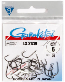 Куки GAMAKATSU LS 2120F - BLACK, пакет с 25 куки размер 6, изработени в Япония.