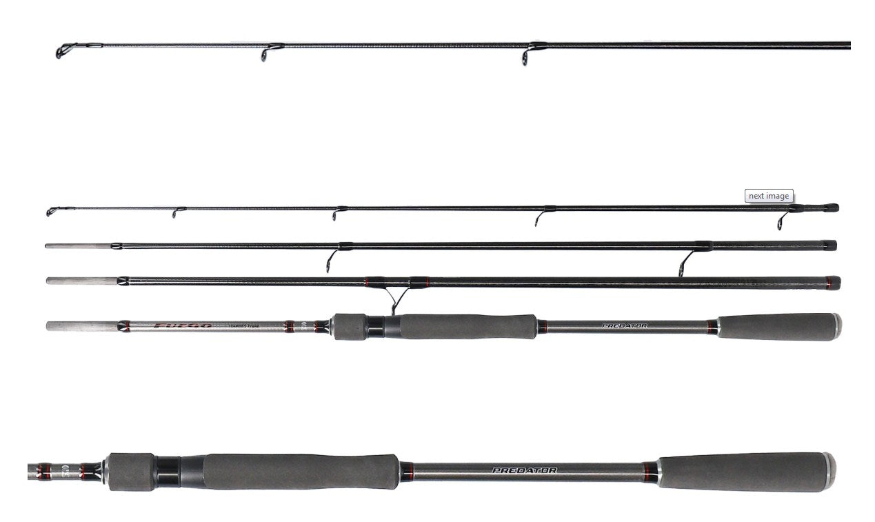 Lansetă spinning travel Daiwa 24 FUEGO PREDATOR TRAVEL