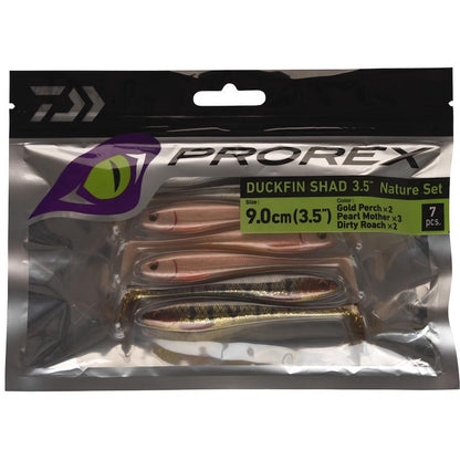 Σετ σιλικόνες τεχνητά DAIWA PROREX DUCKFIN SHAD SET - 9cm/7 τεμ.
