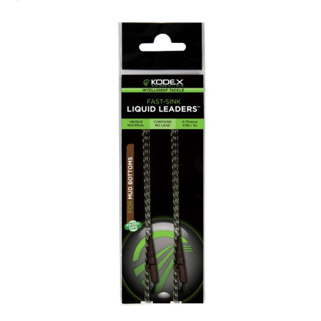 Gata facute Leadcore monturi - KODEX FAST-SINK Liquid Leaders (2 buc. in pachet)