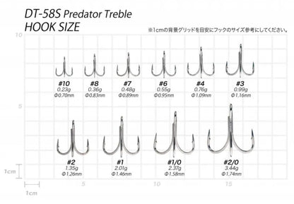 Ancore triple VANFOOK TREBLE DT-58S