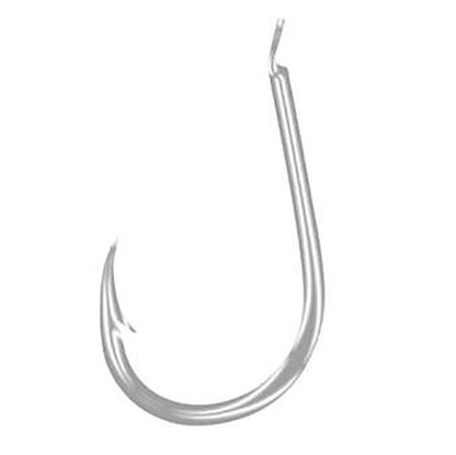 Куки GAMAKATSU LS 3310N - NICKEL - здрави и остри куки за риболов с късо стебло, широка извивка и дълбоко острие.