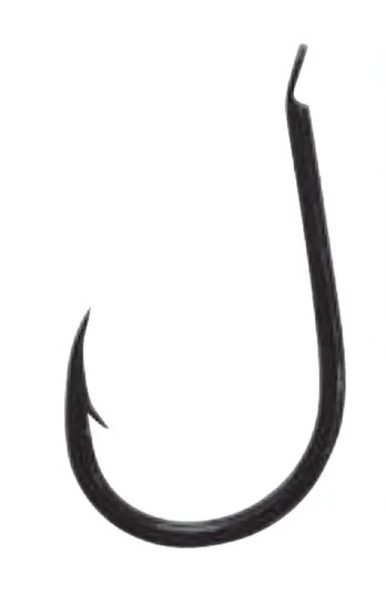 Куки GAMAKATSU LS 3320F - Black - единична кука с контра и лопатка, изработена от високовъглеродна стомана.