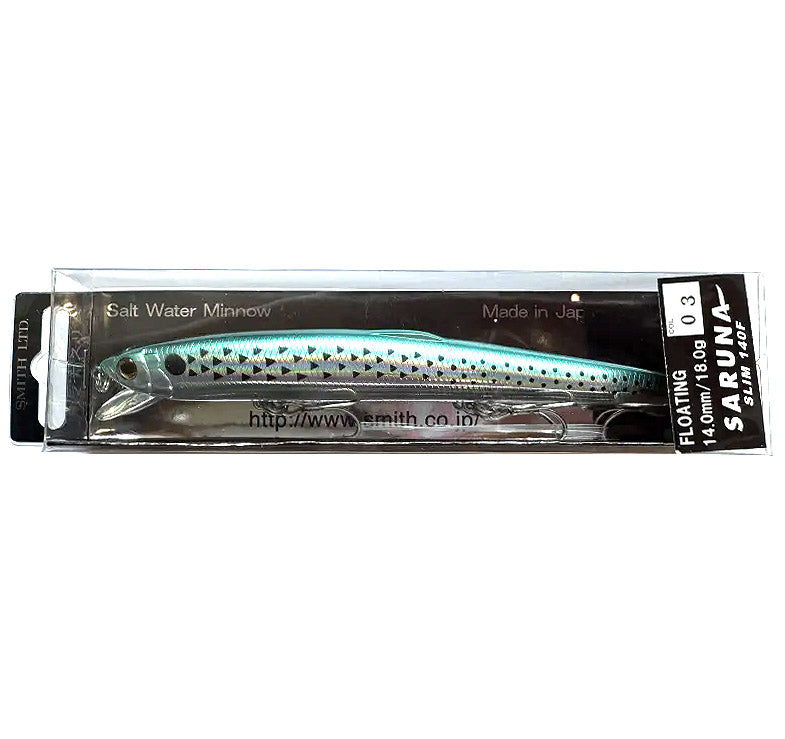 Vobler SMITH SARUNA SLIM 140F - 14.0cm / 18.0gr - Floating