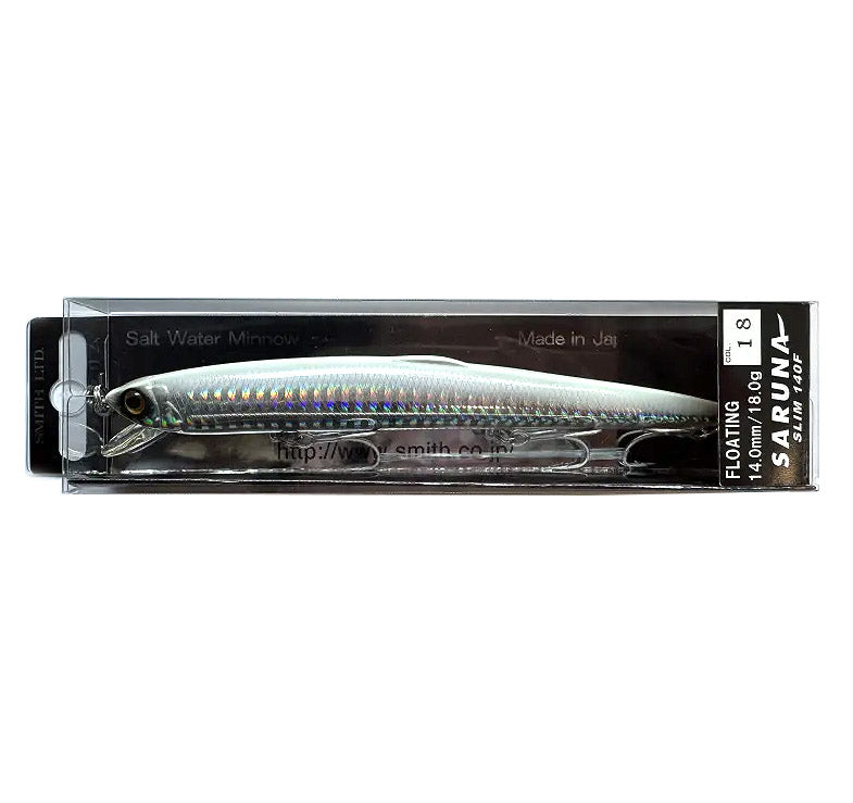 Vobler SMITH SARUNA SLIM 140F - 14.0cm / 18.0gr - Floating