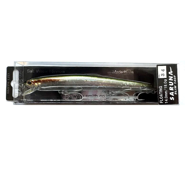 Vobler SMITH SARUNA SLIM 140F - 14.0cm / 18.0gr - Floating