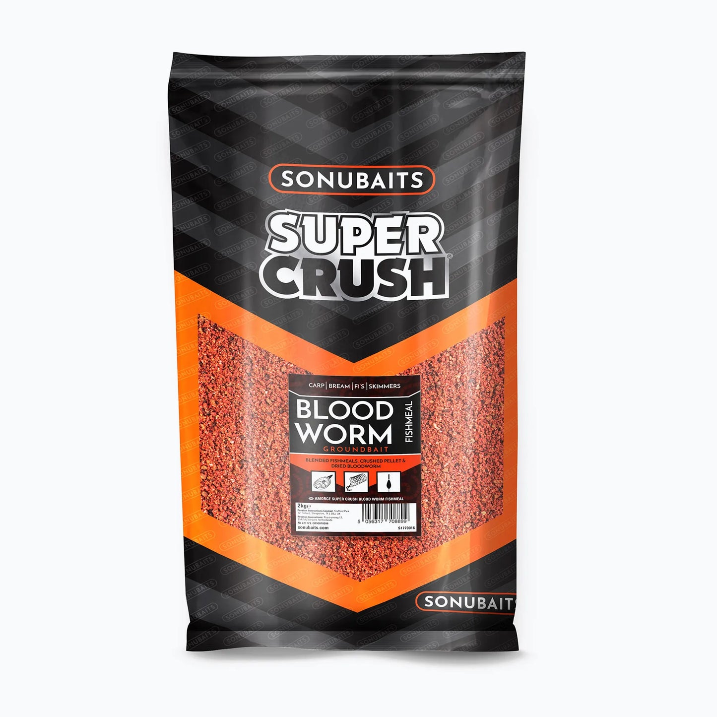 Groundbait SONUBAITS Super Crush Bloodworm - 2kg