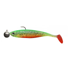 Комплект силиконови примамки с джиг глави - Cormoran ACTION FIN SHAD RTF / 10 см
