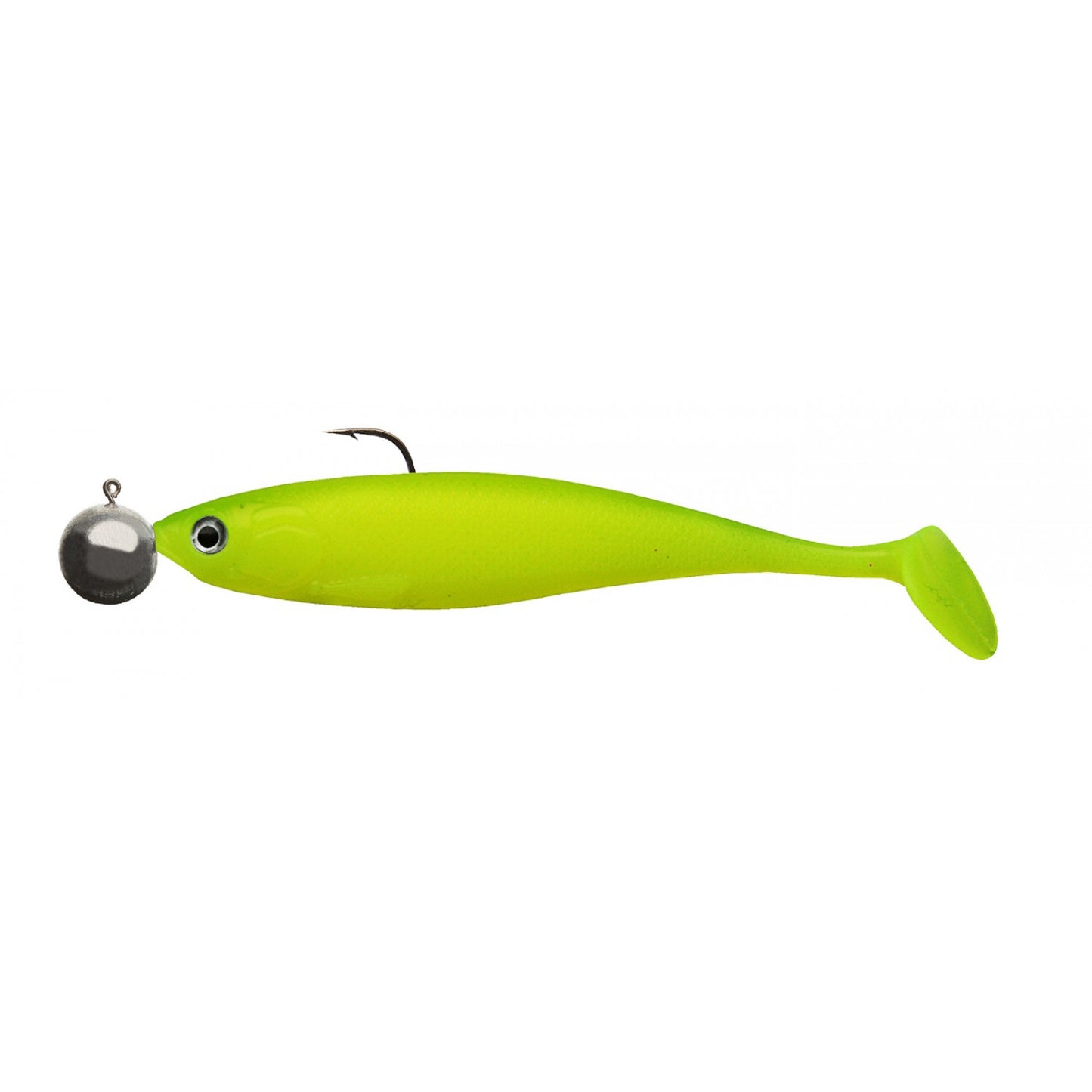 Набор силиконовые приманки с джиг головы - Cormoran ACTION FIN SHAD RTF / 10 см
