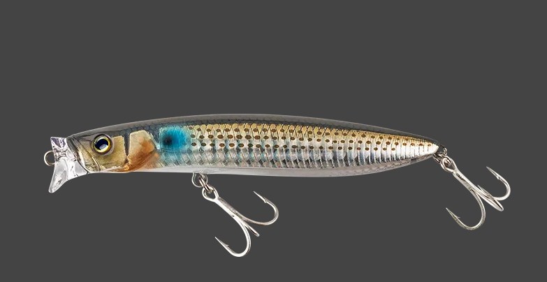 Воблер JACKALL HAGRE 96F Super Shallow - 9.6cm/12.2 gr - Floating с реалистичен дизайн за риболов.