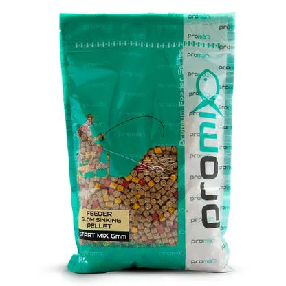 Пеллеты PROMIX SLOW SINKING PELLETS START MIX - 6/9mm - 800gr