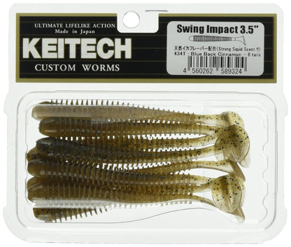 Soft lure KEITECH Swing Impact 3.5”- 89 mm / 8 pcs per pack