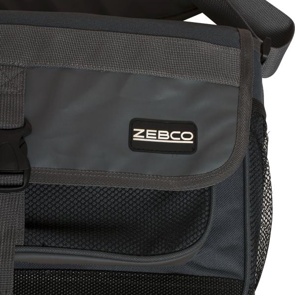 Чанта за принадлежности ZEBCO SPINNING BAG - GREEN/GREY с удобен дизайн и защита за риболовно оборудване.
