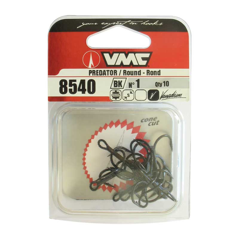 Ancore triple VMC 8540 BK Vanadium Round Treble - 10 buc.