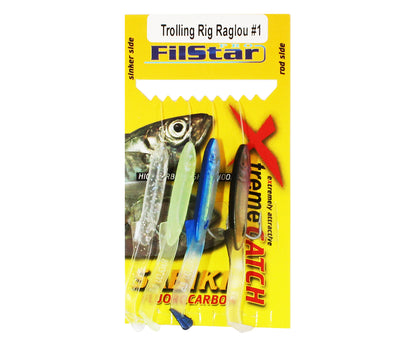 Τσαπαρί trolling FILSTAR Trolling Rig Raglou No. 1 - 4 ψαράκια