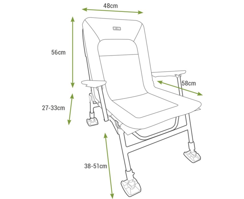 Scaun feeder premium KORUM Supa Lite Stretch - Deluxe Chair