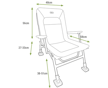 Scaun feeder premium KORUM Supa Lite Stretch - Deluxe Chair