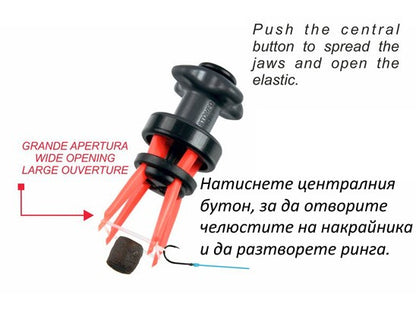 Щипка за пелети Stonfo - Арт.697 с инструкции за работа и описание на функциите.