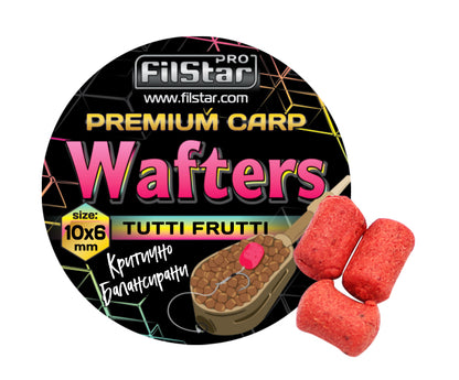 Dumbell-uri echilibrate FilStar Wafters Premium Carp - 10x6mm / 30g - arome diverse