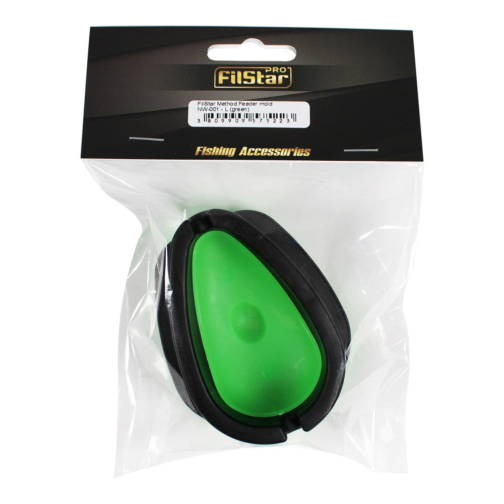 Форма за фидер FilStar Method Feeder Mold NW-001, зелен  риболовен аксесоар за зареждане на хранилки.