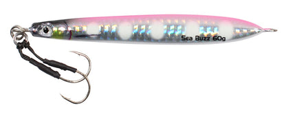 Пилкер SeaBuzz 342RA UV - 10cm/60gr с атрактивно UV покритие и асист куки.