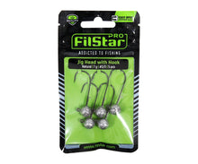 Джиг глави FILSTAR пакет - различни размери, 7 г, 5 броя куки с естествен цвят.