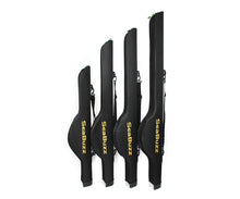 Единични твърди калъфи SeaBuzz 600D - Black - комплект от 4 броя за риболовни въдици с модерен дизайн.