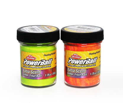 Паста BERKLEY PowerBait® Glitter Trout Dough - Extra Scent