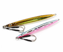 Пилкер SeaBuzz 343 RA - UV - 8.5cm/40gr - две цветни джиг примамки с асист куки, идеални за риболов.