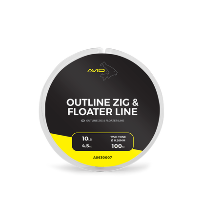 Fir monofilament pentru zig-rig Avid Outline Zig & Floater Line - 100 m