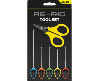 Комплект инструменти за шаранджийски риболов AVID RE-RIG TOOL SET