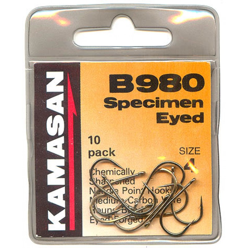Αγκίστρια με μάτι Kamasan B980 Specimen Eyed