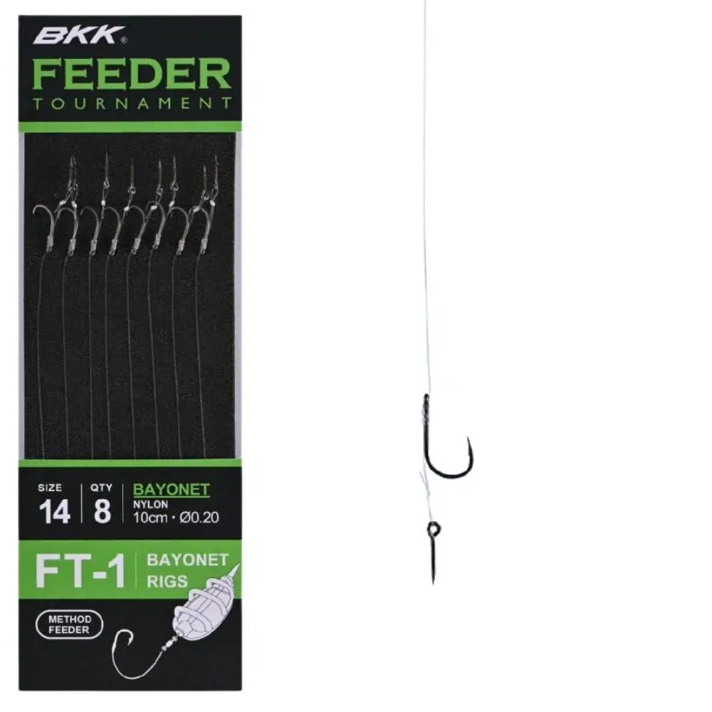 Cârlige legate pentru method feeder BKK FT-1 Bayonet Rigs