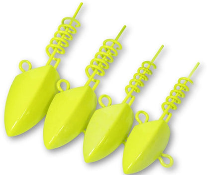 Φωσφοριζέ jig heads BLACK CAT Jig Head Glow In The Dark - 2 τεμ.