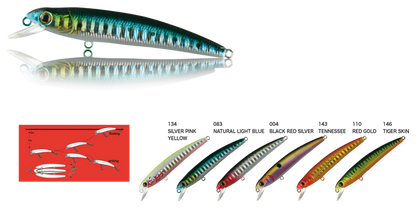 Воблер Nomura HIRO MINNOW - 9cm/7.5gr - sinking