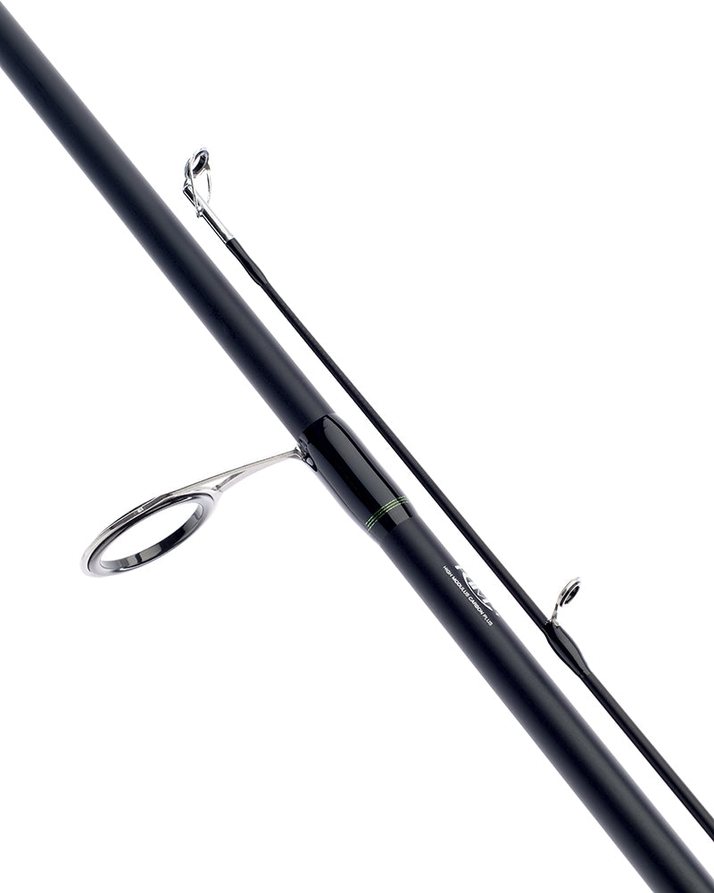 Спининг въдици за морски риболов DAIWA CROSSFIRE BASS - 2.44/2.74m, детайл на въдица с черен завършек.
