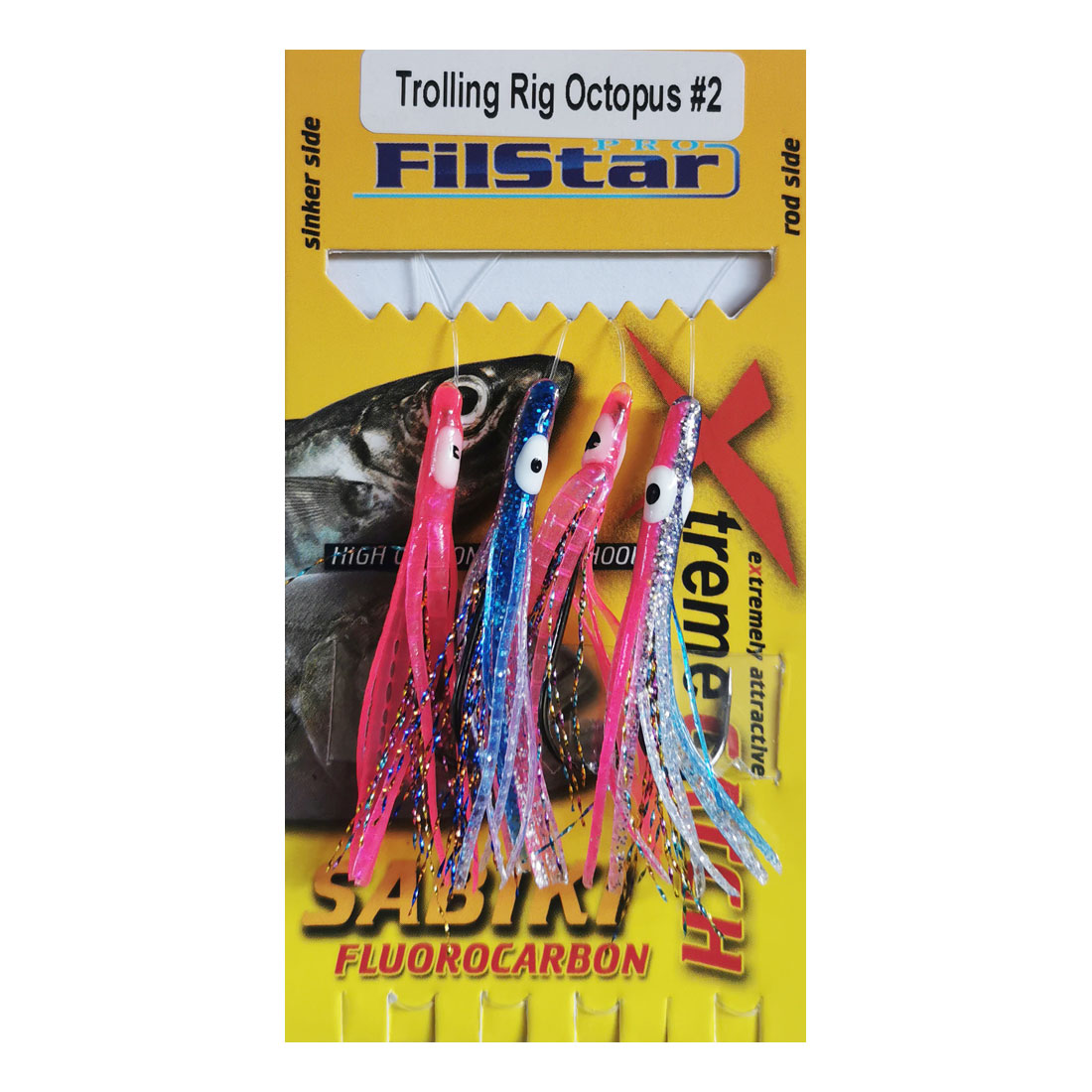 Чепаре за влачене FILSTAR Trolling Rig Octopus