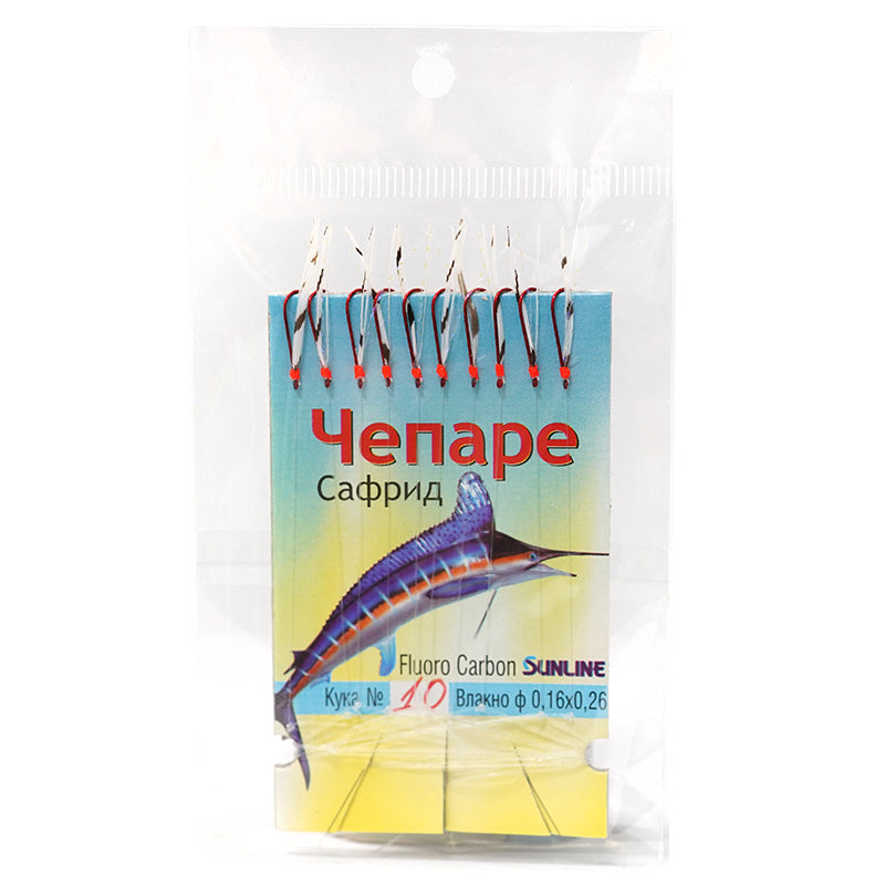 SABIKI RIG for HORSE MACKEREL with FLUOROCARBON - No 10