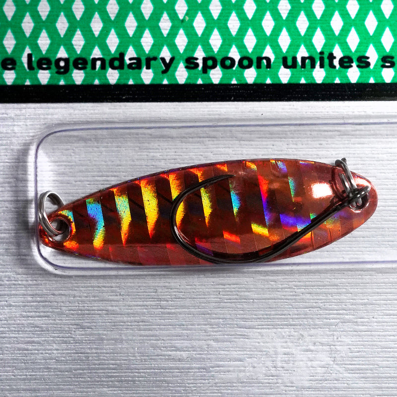 Клатушка DAIWA Laser Chinook S #Copper - 3.5cm / 4.5gr - риболовна примамка с ярки цветове и хук