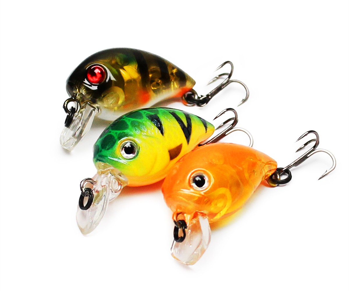 Воблер Sea Buzz Chub Bug Shallow Runner 2.7cm/2.4gr - Floating - цветни риболовни примамки за водна лов. 