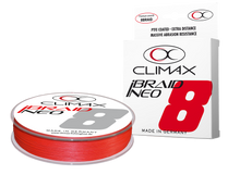 Νήμα braided CLIMAX iBRAID NEO X8 FLUO RED - 135m
