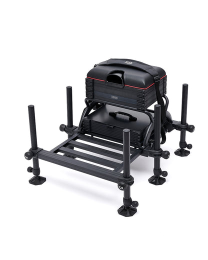Платформа DAIWA D500SB - D36 за риболов, с удобни compartimenti и стабилна конструкция.