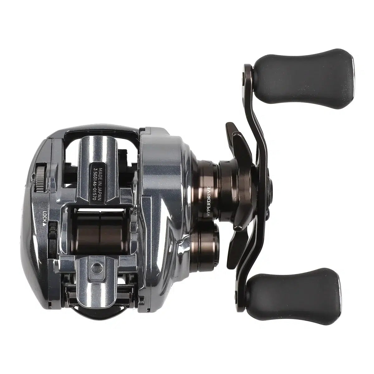 Бейткастинг макара DAIWA 25 STEEZ LIMITED CT SV TW 70 XHL - детайлно изображение на макарата.