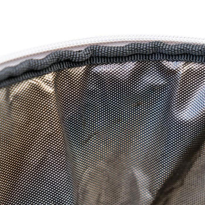 Хладилна чанта Daiwa ADVANTAGE BAITS ROUND COOL BAG - Детайл от затварянето и материала.