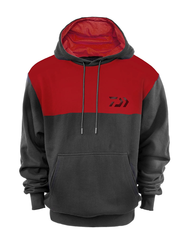 Hanorac DAIWA BLACK/RED HOODIE