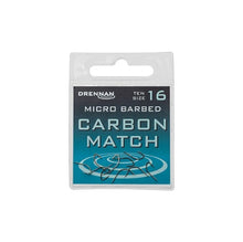 Куки DRENNAN Carbon Match - размер 16, микро контра, идеални за състезателен риболов.