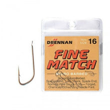 Куки DRENNAN Fine Match, всичко необходимо за риболов с химически заточен връх, 10 броя в опаковка.