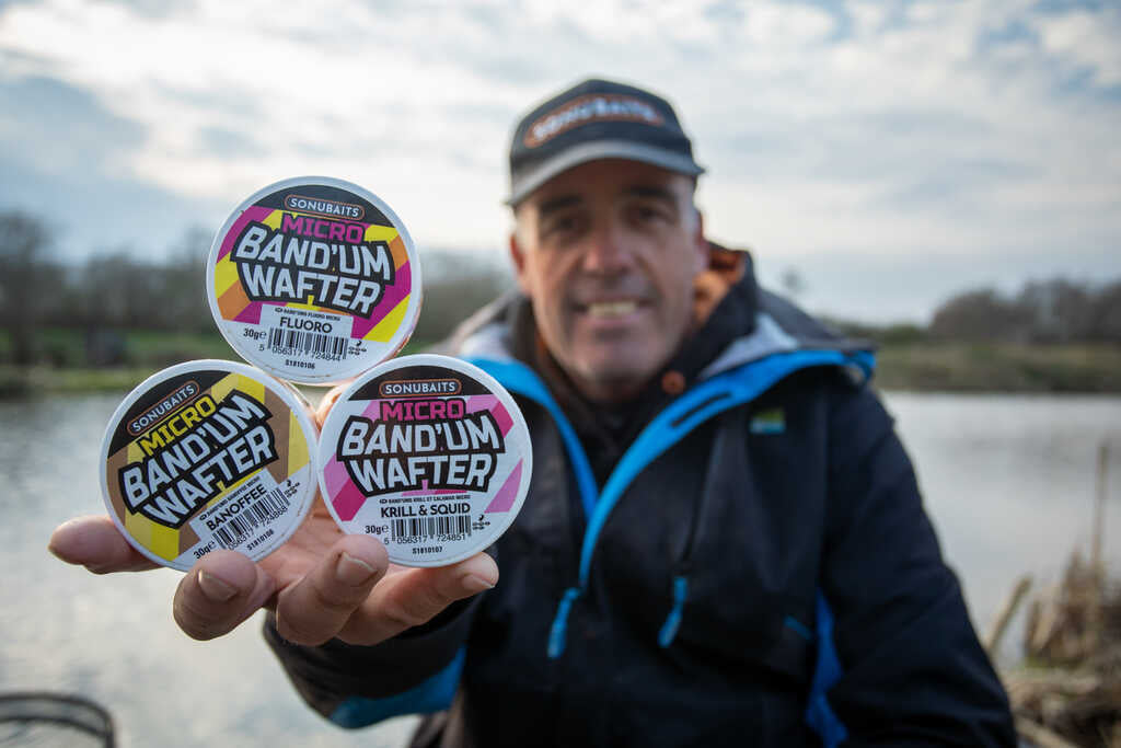 Balanced dumbells SONUBAITS Micro Band'Um Wafter - Fluoro